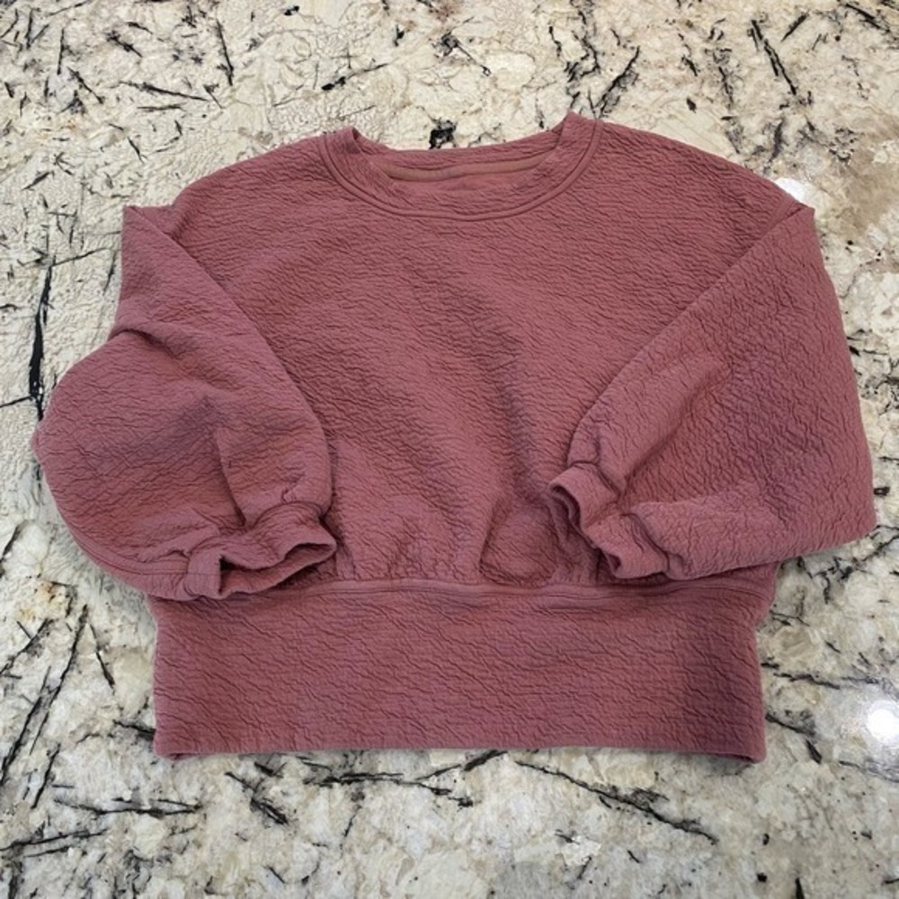 Lululemon Textured Crewneck Pullover in Spiced Chai - Picture 3 of 9